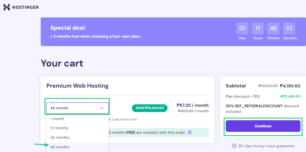  Hostinger Web Hosting