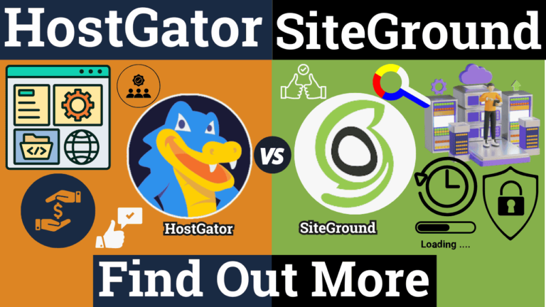 HostGator and SiteGround