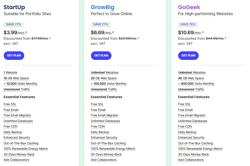 Siteground web hosting